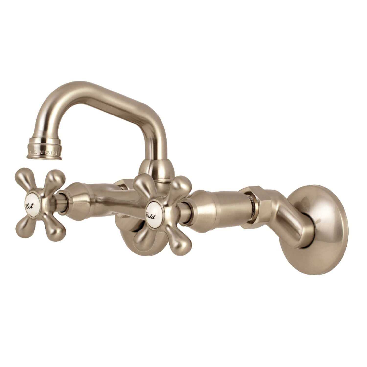 Kingston Brass Two Handle Wall Mount Kitchen Faucet KS213C - Zenithce