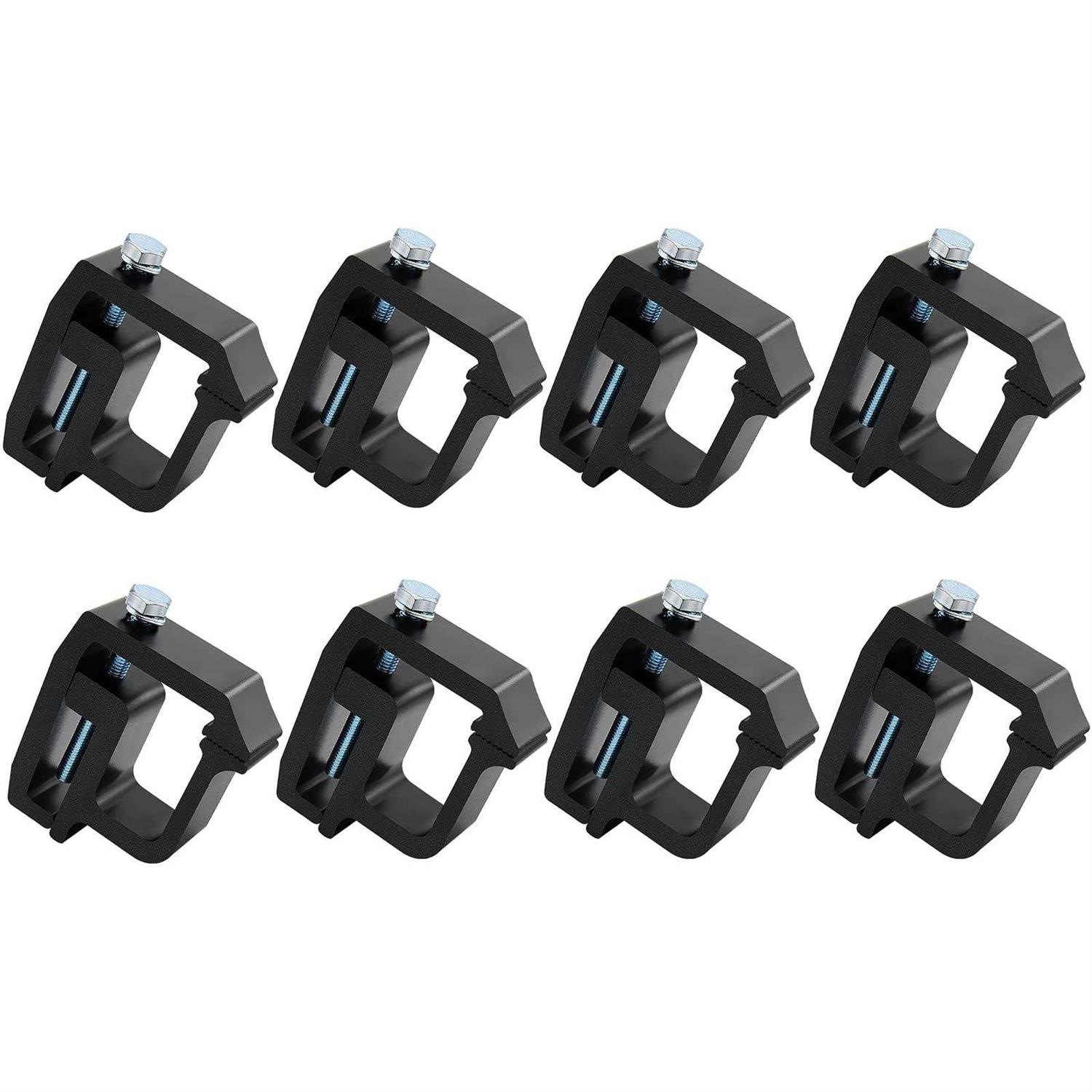 MOTAFAR Mounting Clamps Ladder Rack Clamps Truck Cap Topper Camper Shell Heavy Duty for CHEVY Silverado Sierra 1500/2500/3500 - Zenithce