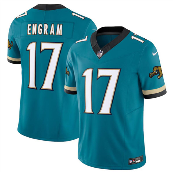 Jacksonville Jaguars #17 Evan Engram Teal 2024 F.U.S.E. Prowler Throwback Vapor Limited Stitched Jersey - Zenithce