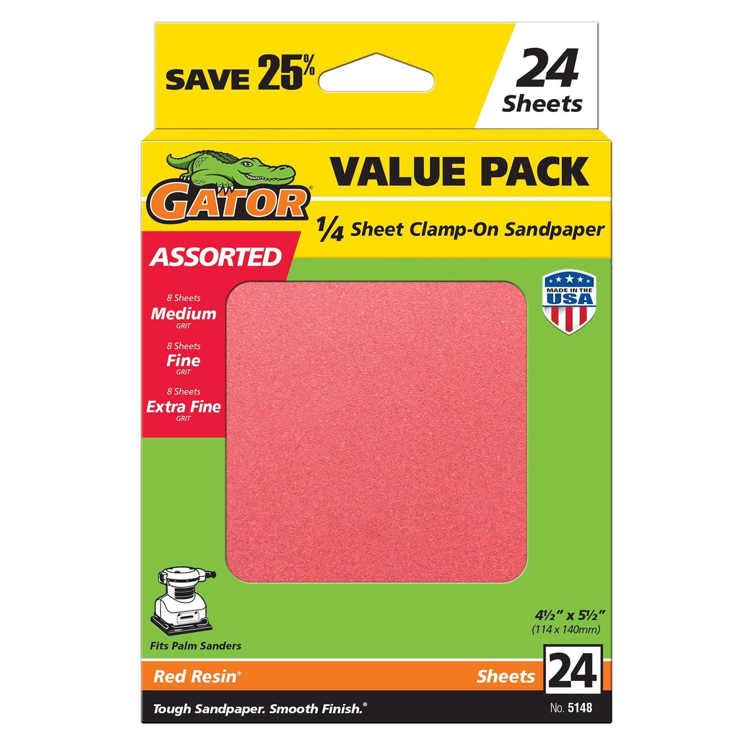 Gator Premium Sanding Sheet Grit 10 Pack - Zenithce