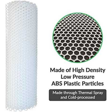 QueenBird Upgraded Plastic Chicken Wire Fence Mesh 15.7IN x 10FT - Zenithce