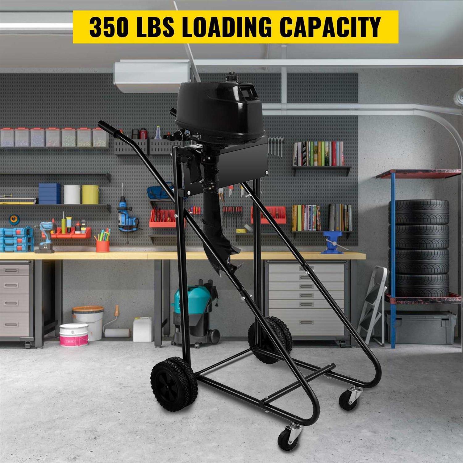 VEVOR Boat Motor Stand 130 LBS Outboard Motor Carrier 60 KG Outboard Engine Stand - Zenithce