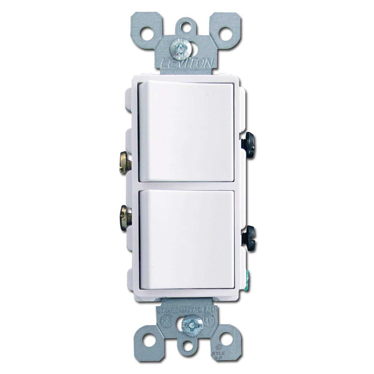 Leviton 5627 Single-Pole Decora Combination Switch - Zenithce