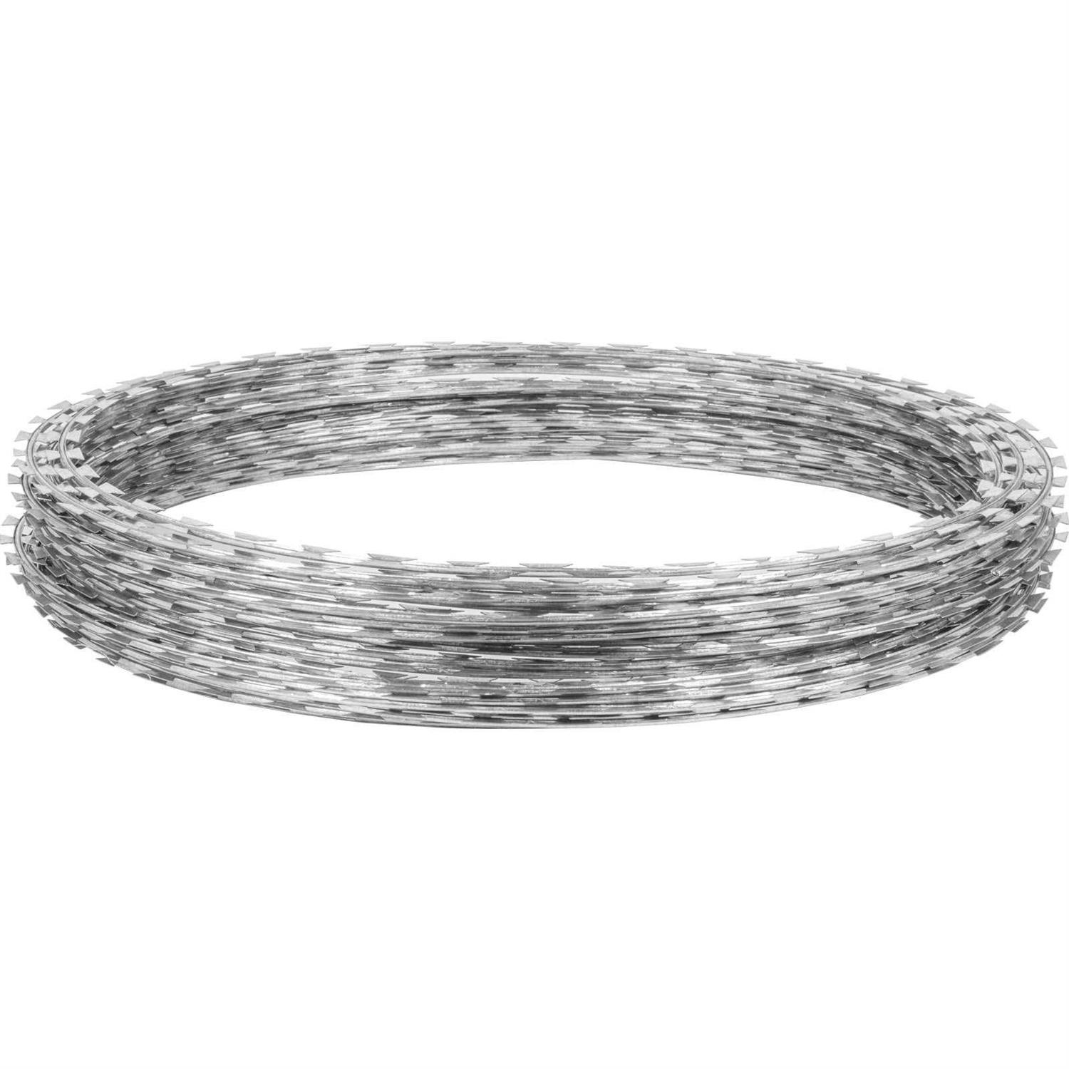 VEVOR Razor Wires Razor Barbed Wire Coils 49 ft Per Roll Razor Wire Fencing Razor Fence - Zenithce