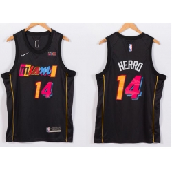 Miami Heat #14 Tyler Herro Swingman 2021 New City Edition Jersey - Zenithce