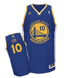 Golden State Warriors #10 David Lee Blue Swingman Jersey - Zenithce