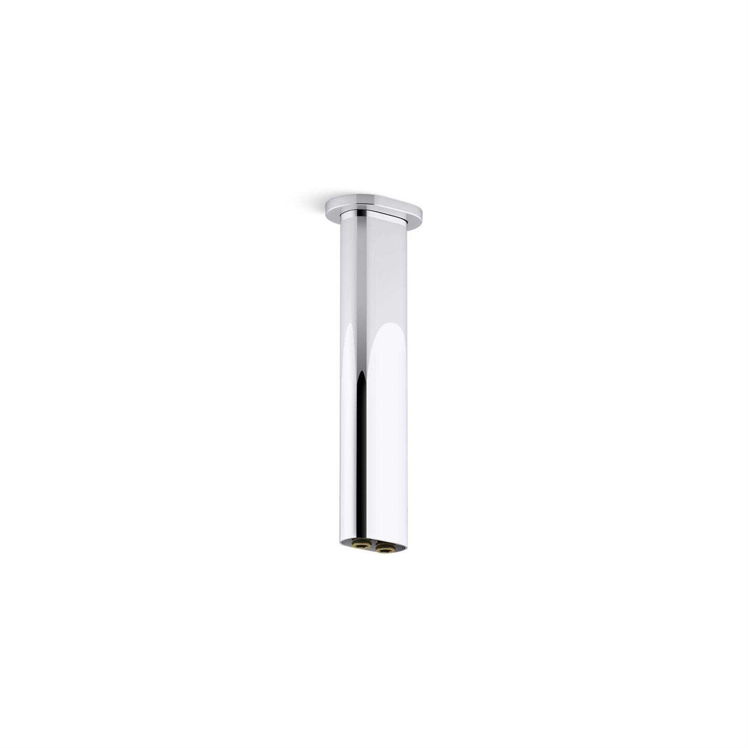 Kohler K-26326 Statement 10 in. Ceiling-Mount Two-Function Rainhead Arm And Flange - Zenithce