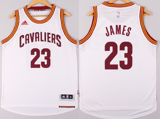 Cleveland Cavaliers #23 LeBron James Revolution 30 Swingman 2014 New White Jersey - Zenithce
