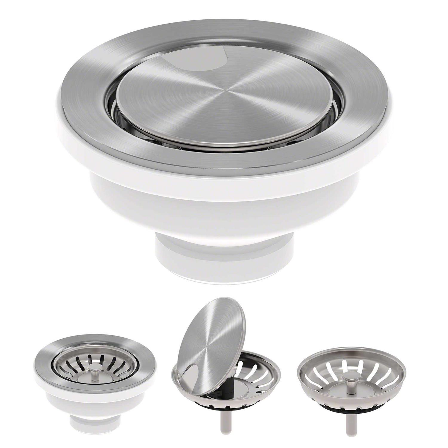 Kraus Undermount 50/50 Double Bowl 16 Gauge Stainless Steel Kitchen Sink KHU102-33 - Zenithce