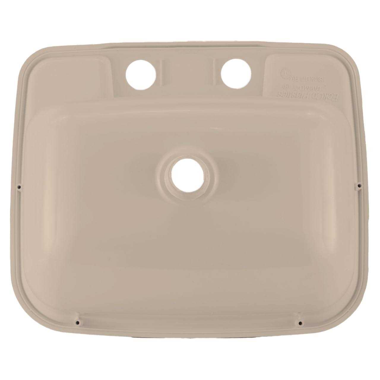 RecPro Rectangle RV Bathroom Sink Single Bowl Lavatory Sink - Zenithce