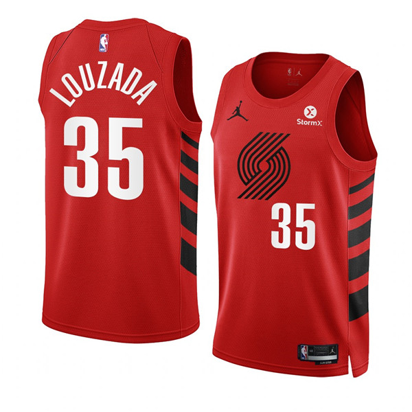 Portland Trail Blazers #35 Didi Louzada 2022-23 Red Statement Edition Swingman Stitched Jersey - Zenithce