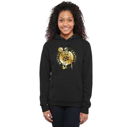 WoBoston Celtics Gold Collection Pullover Hoodie Black - Zenithce