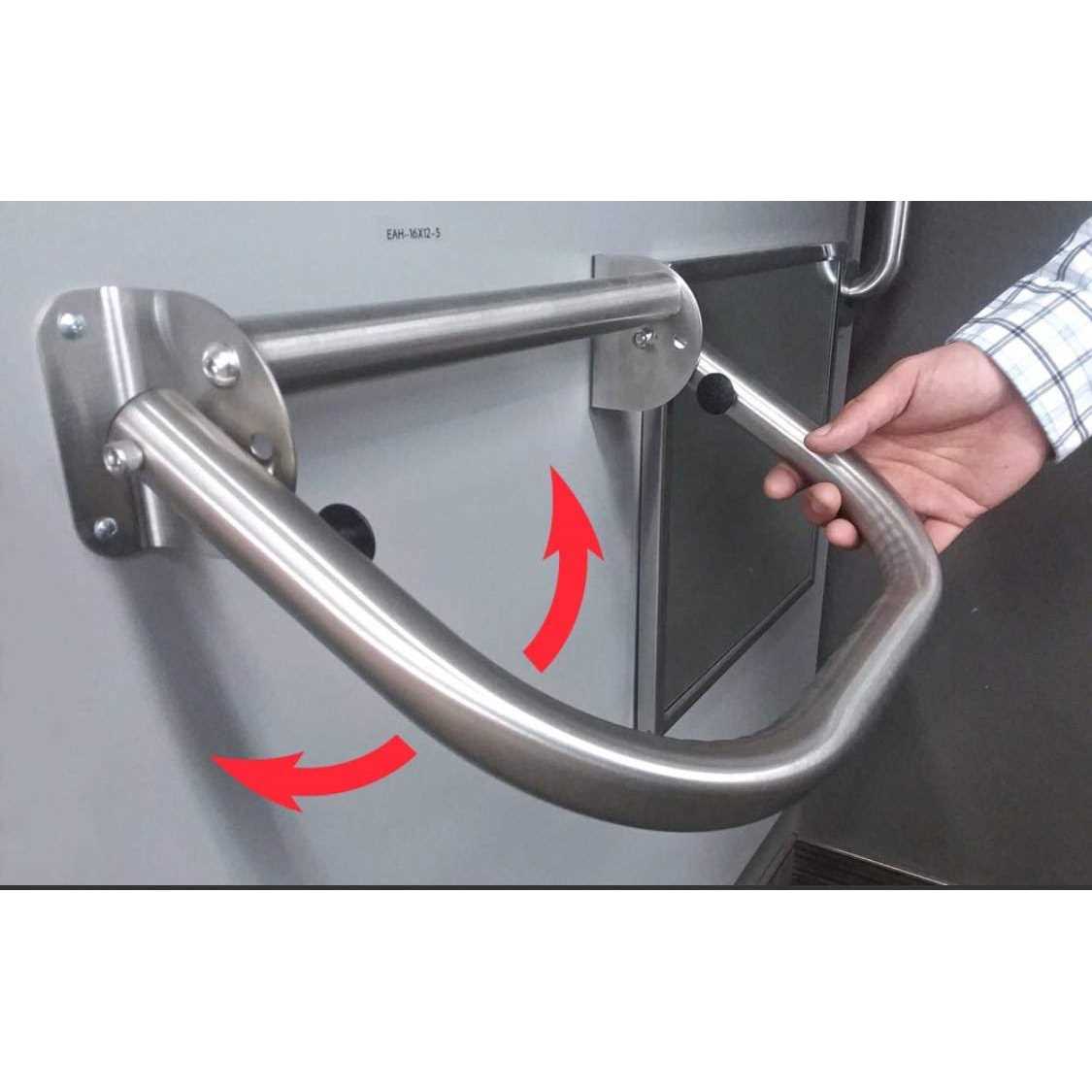Extend A Hand Extension Folding Grab Bar Stainless - Zenithce