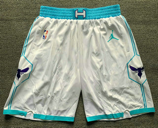 Charlotte Hornets White 2021 Brand Jordan Swingman Stitched Shorts - Zenithce