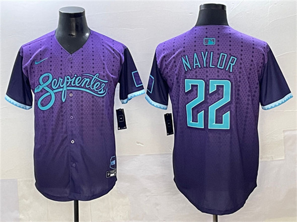 Arizona Diamondbacks #22 Josh Naylor Purple 2025 City Connect Limited Stitched Jersey - Zenithce