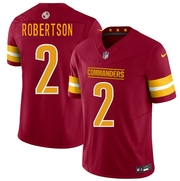 Washington Commanders #2 Amik Robertson Burgundy F.U.S.E. Vapor Limited Stitched Jersey - Zenithce