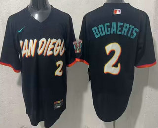 San Diego Padres #2 Xander Bogaerts Black 2026 City Connect Stadium Jersey - Zenithce
