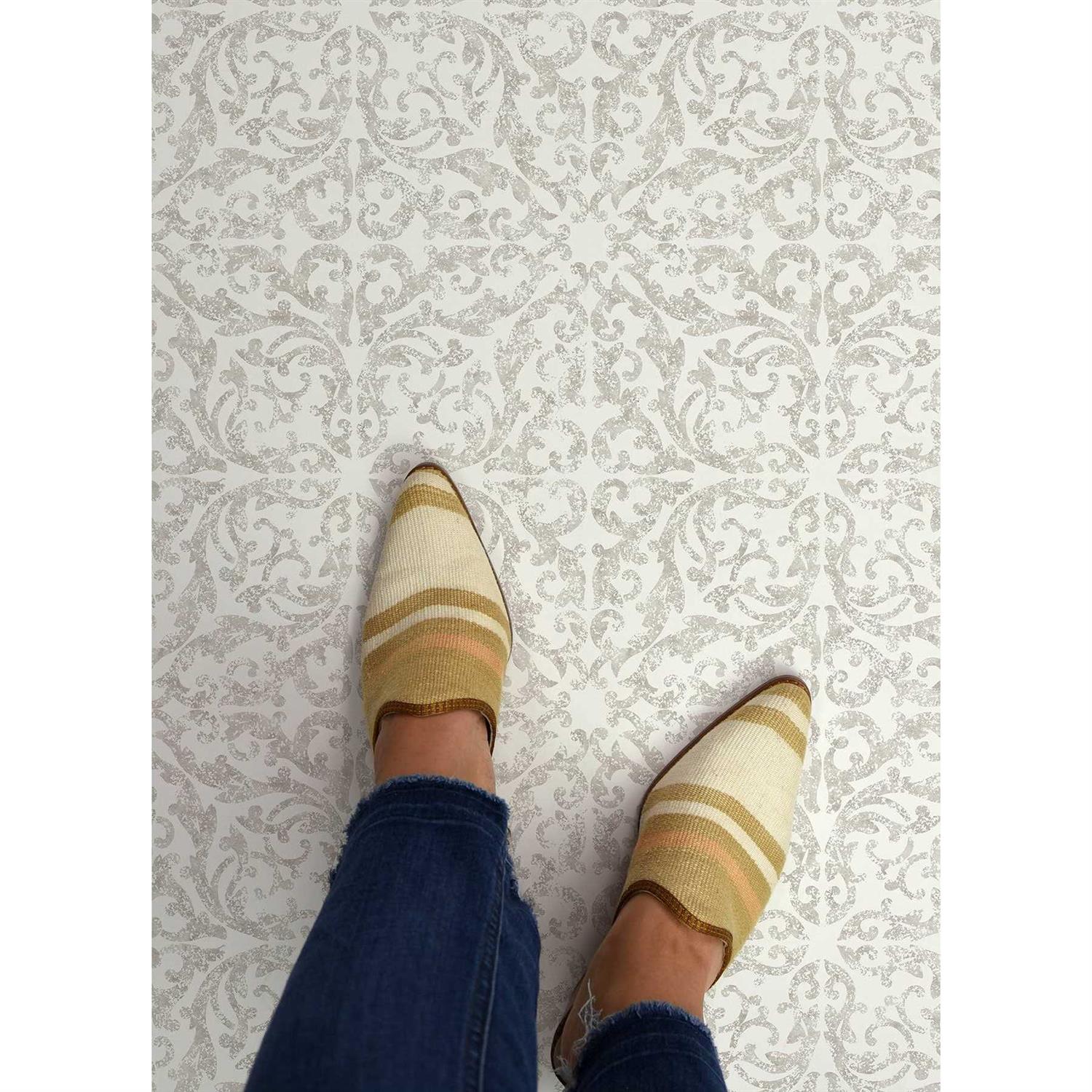 FloorPops Eclipse Peel & Stick Floor Tiles - Zenithce