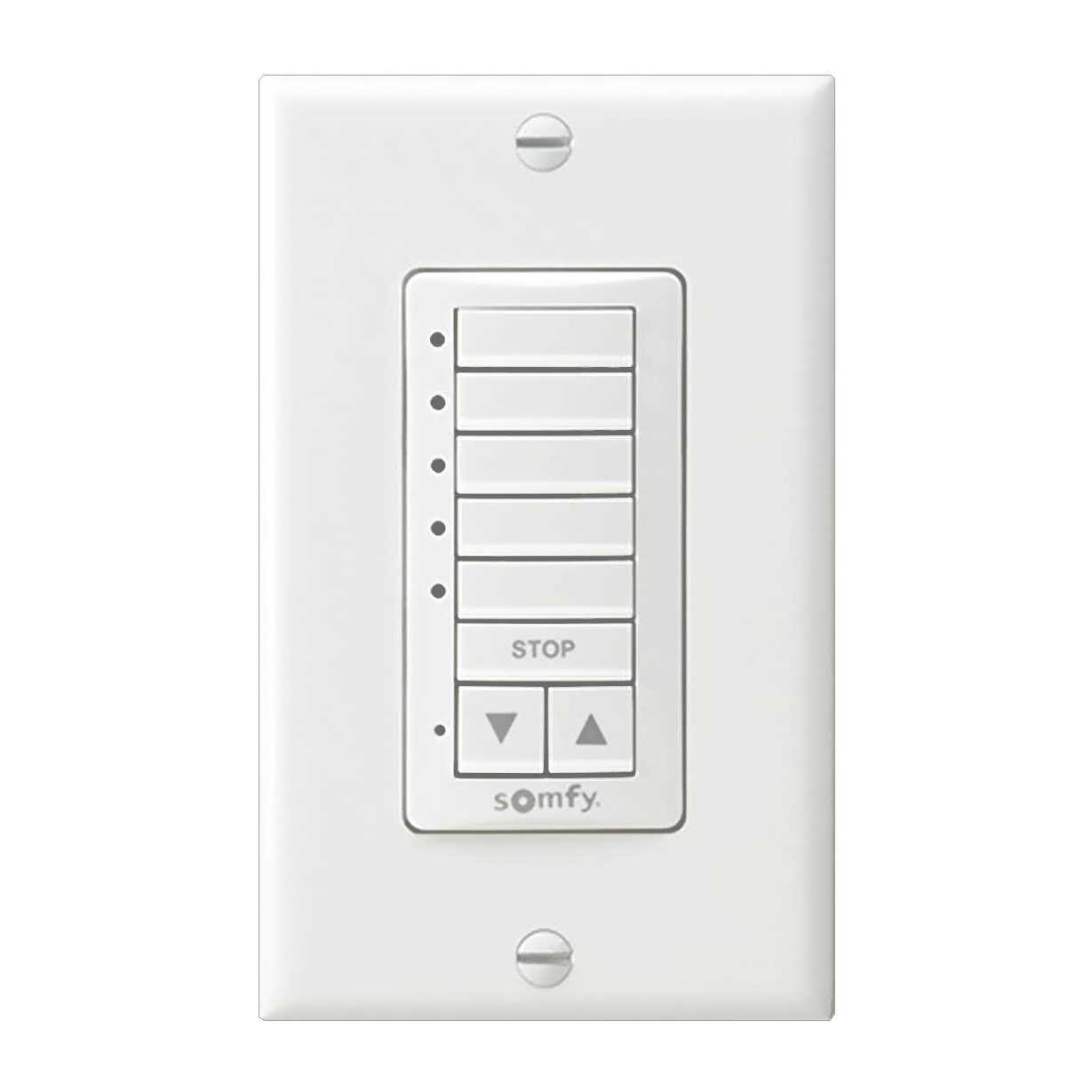 Somfy DecoFlex Wirefree RTS Wall Switch - Zenithce
