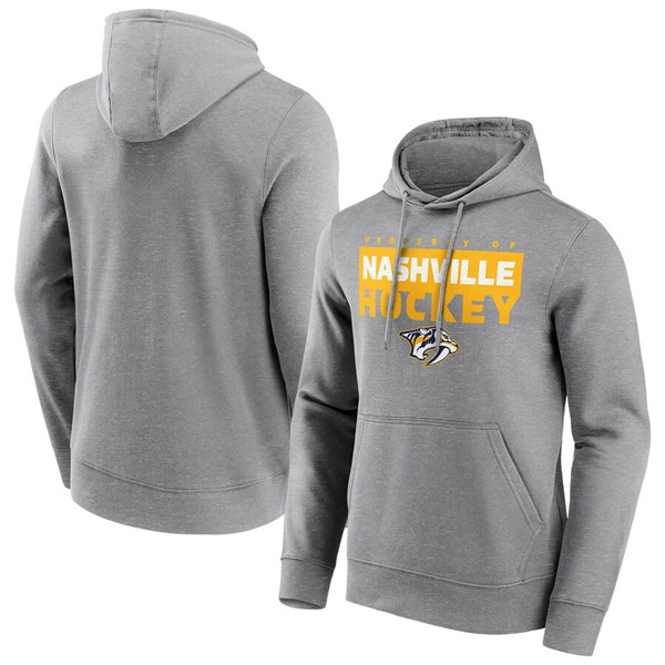Nashville Predators Grey Gain Ground Hoodie - Zenithce