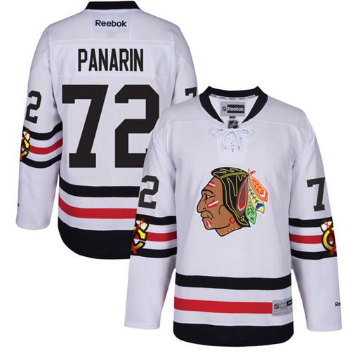Blackhawks #72 Artemi Panarin White 2017 Winter Classic Stitched Jersey - Zenithce