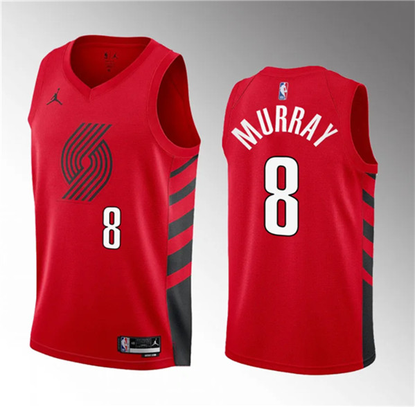 Portland Trail Blazers #8 Kris Murray 2023 Draft Red Statement Edition Stitched Jersey - Zenithce