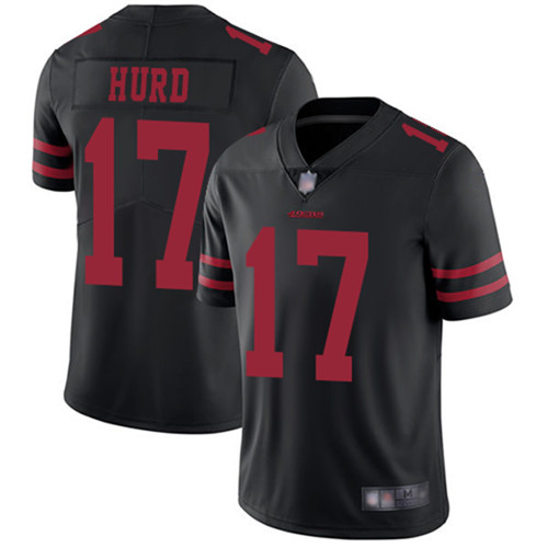 San Francisco 49ers #17 Jalen Hurd Black Vapor Untouchable Limited Stitched Jersey - Zenithce