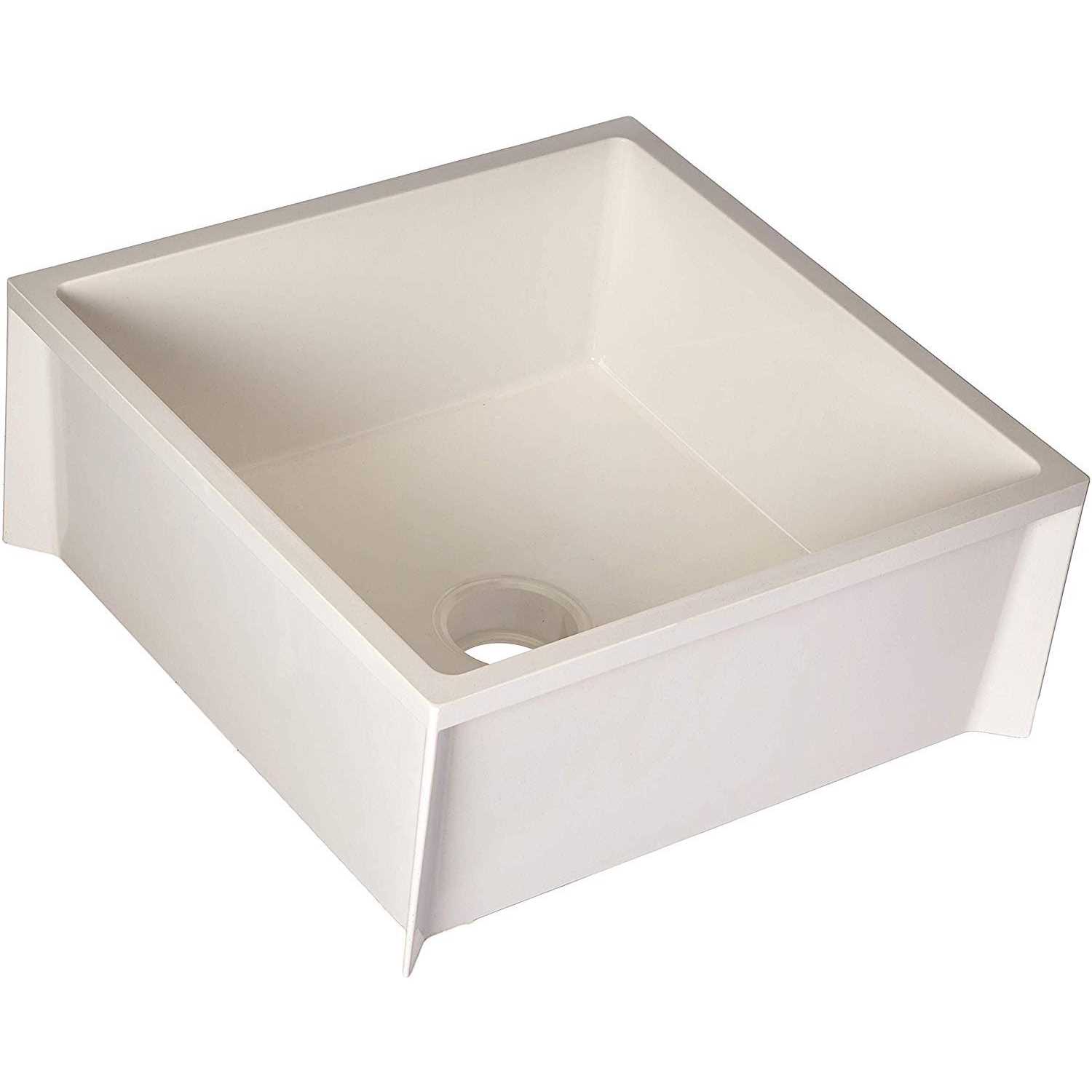 Mustee 63CM Mustee Mop Service Sink E. L. Mustee SMC Fiberglass - Zenithce