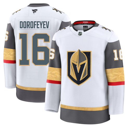 Vegas Golden Knights #16 Pavel Dorofeyev White Away Authentic Jersey - Zenithce