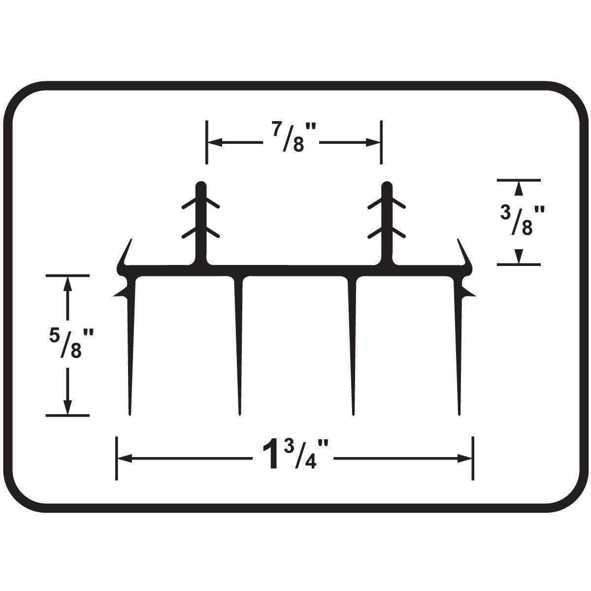 M-D Building Products 67107 TH200 2-inch by 36-inch Inswing Extenders - Zenithce