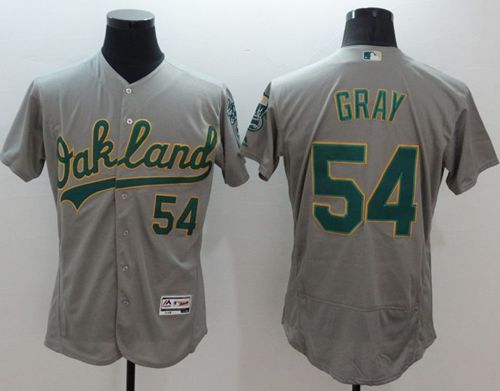 Athletics #54 Sonny Gray Grey Flexbase Authentic Collection Stitched Jersey - Zenithce