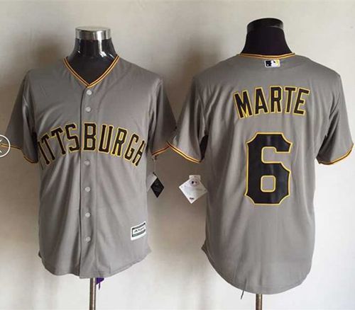 Pirates #6 Starling Marte Grey New Cool Base Stitched Jersey - Zenithce