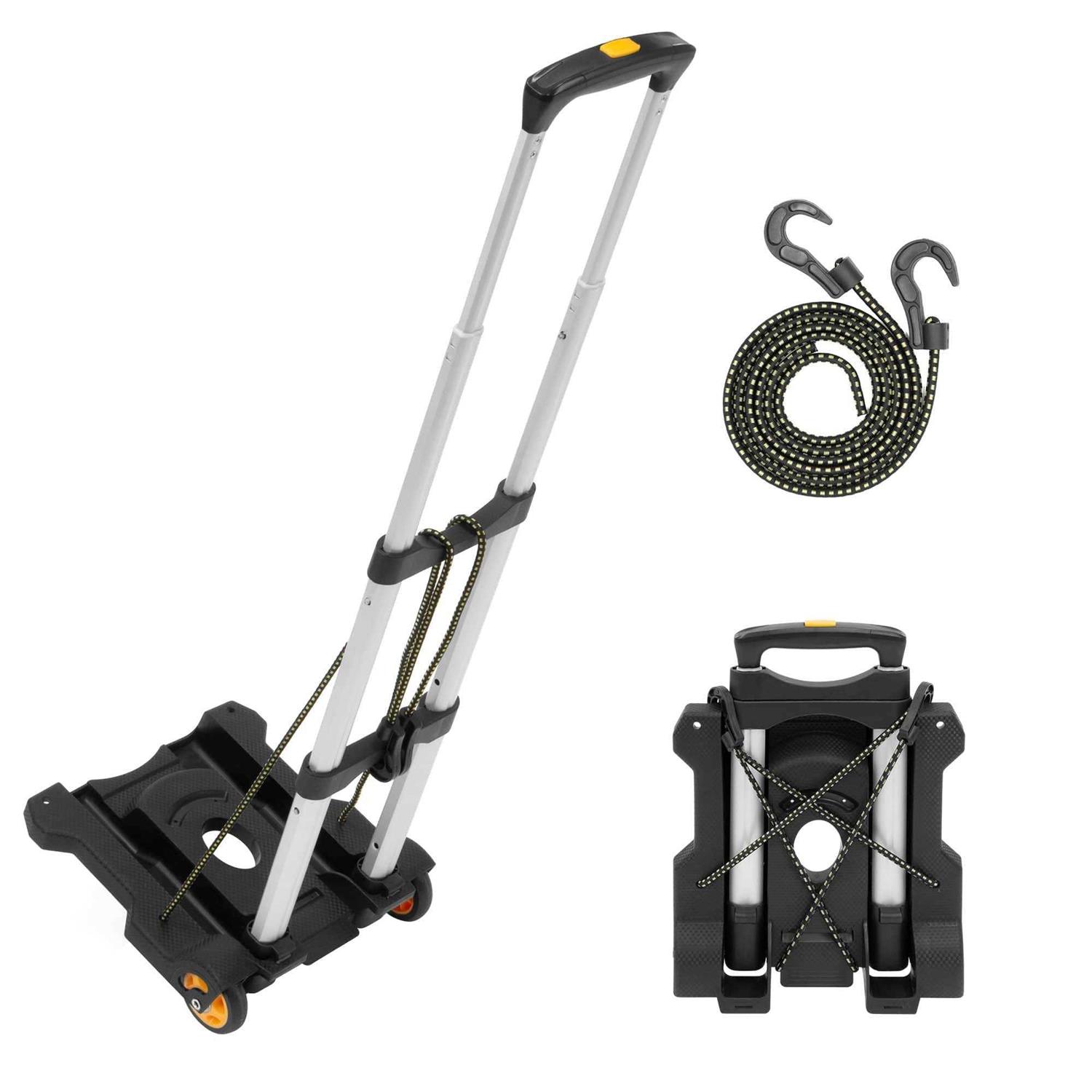 Mount-It! Folding Luggage Cart and Dolly - Zenithce