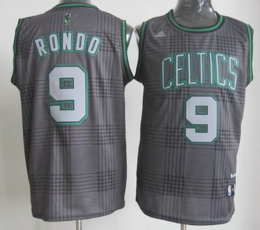Boston Celtics #9 Rajon Rondo Black Rhythm Fashion Jersey - Zenithce