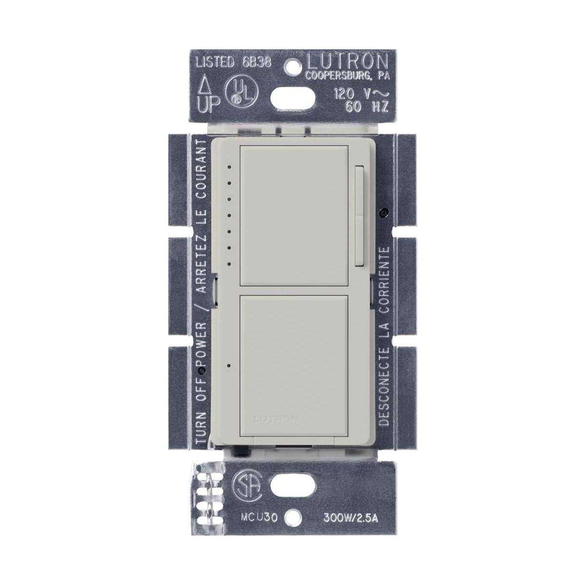 Lutron MA-L3L3-SW Maestro Dual Dimmer - Zenithce