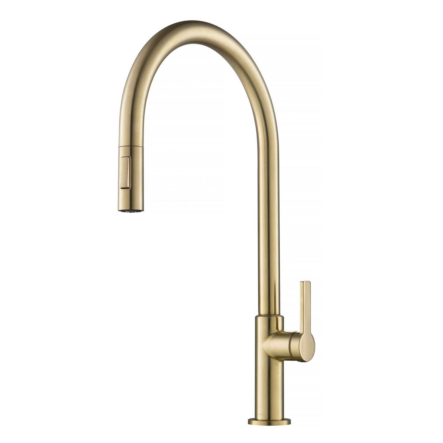 Kraus KPF-1673SFSMB Nolen Spot Free Dual Function Pull-Down Kitchen Faucet - Zenithce