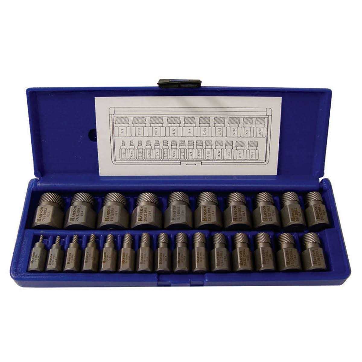 Irwin 5-Piece Straight Flute Screw Extractor Set 53635 - Zenithce