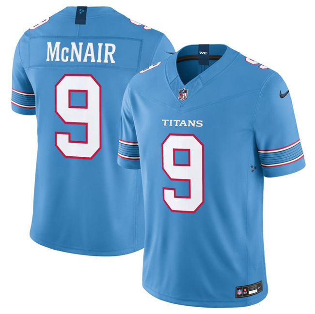 Tennessee Titans #9 Steve McNair Light Blue 2026 F.U.S.E. Vapor Limited Stitched Jersey - Zenithce