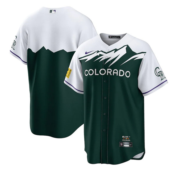 Colorado Rockies Blank 2022 Green City Connect Stitched Jersey - Zenithce