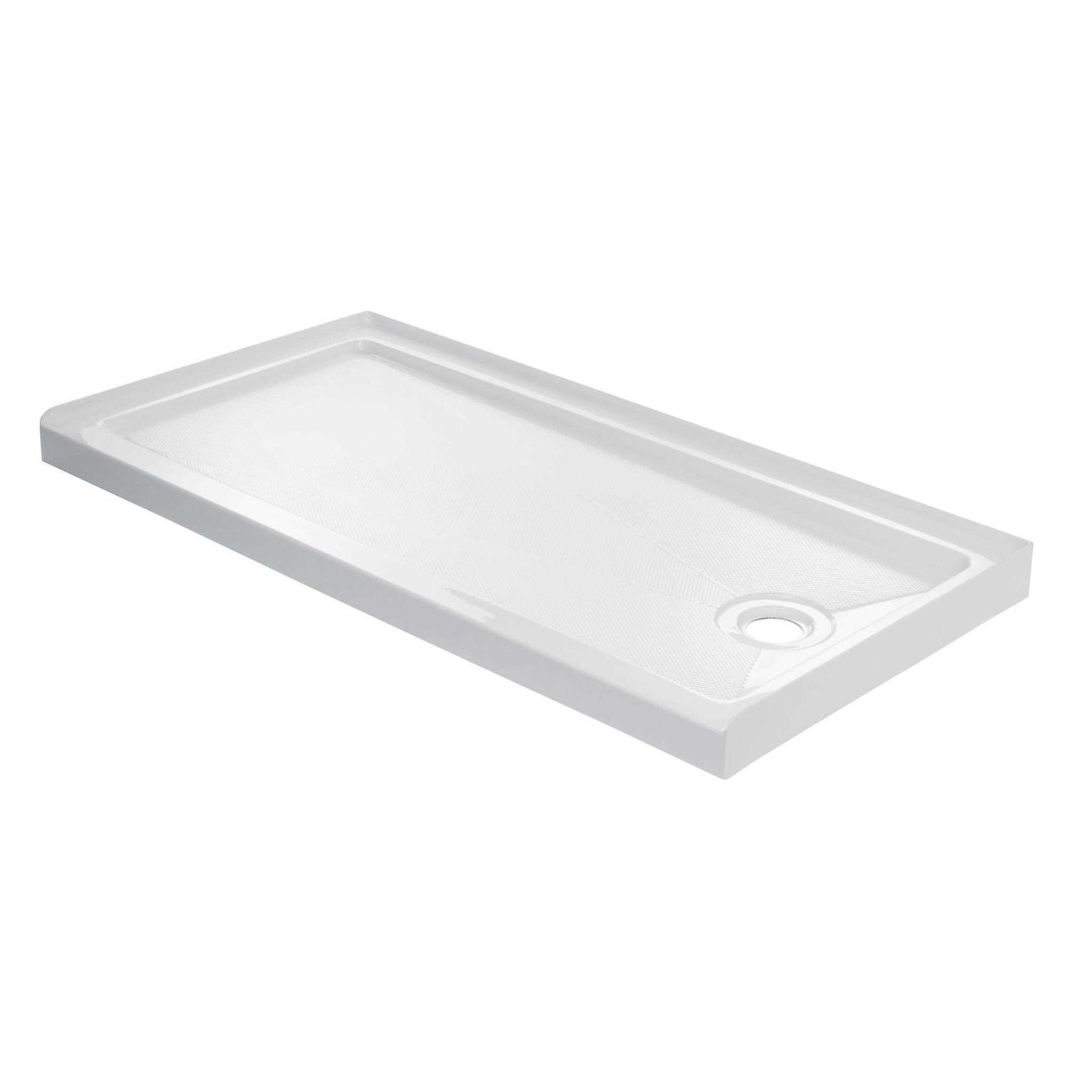 Miseno 59-7/8 x 30 Shower Base with Single Threshold and Drain - Zenithce