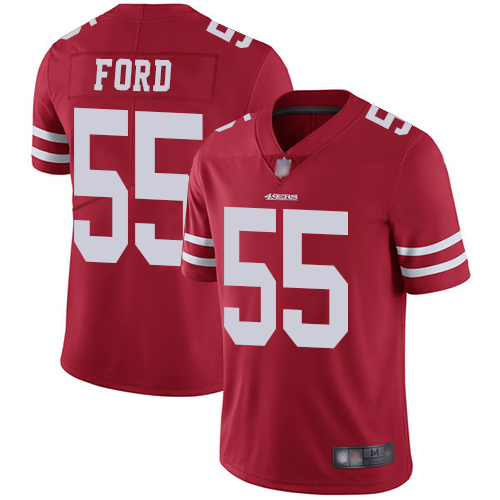San Francisco 49ers #55 Dee Ford Red Vapor Untouchable Limited Stitched Jersey - Zenithce