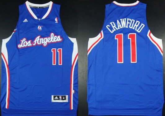 Los Angeles Clippers #11 Jamal Crawford Revolution 30 Swingman Blue Jersey - Zenithce