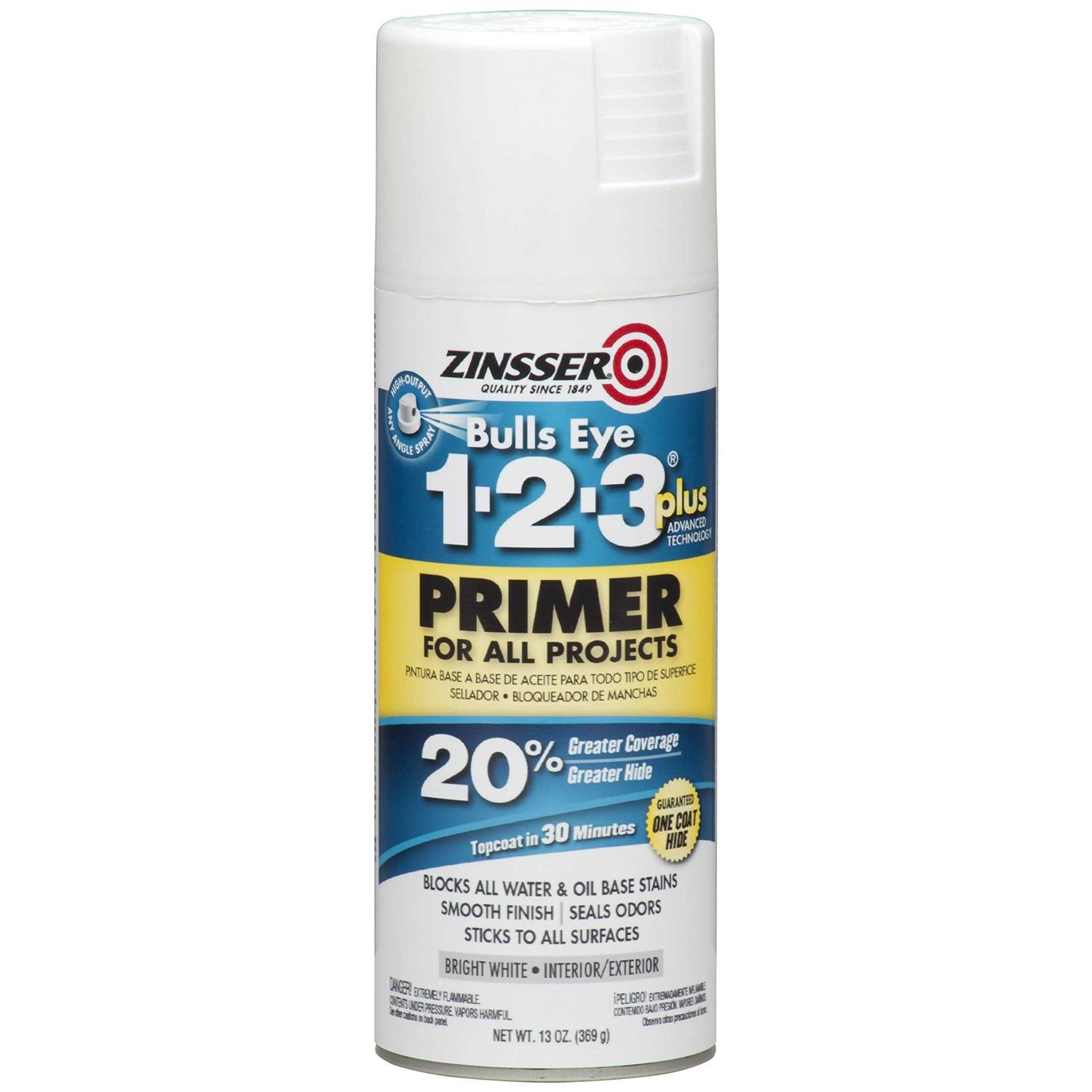 Zinsser Bright White Ceiling Paint and Primer in One 13 oz - Zenithce
