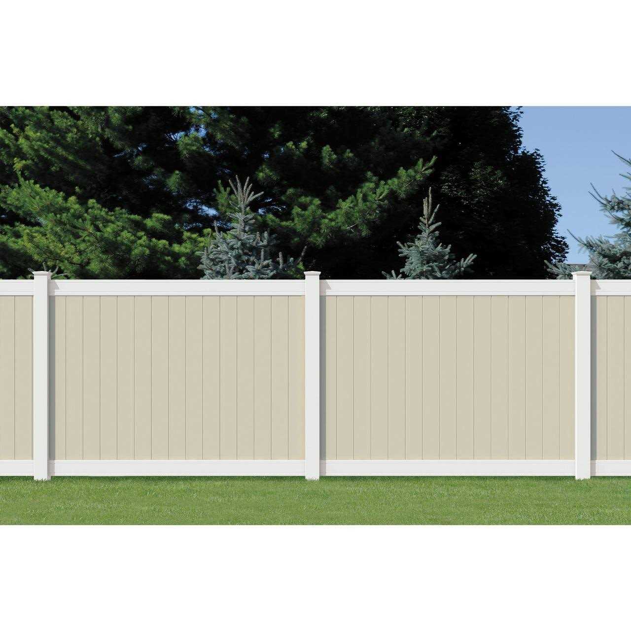 Woodbridge 5 in. x 5 in. x Routed White Vinyl Fence Corner Post Outdoor Essentials - Zenithce