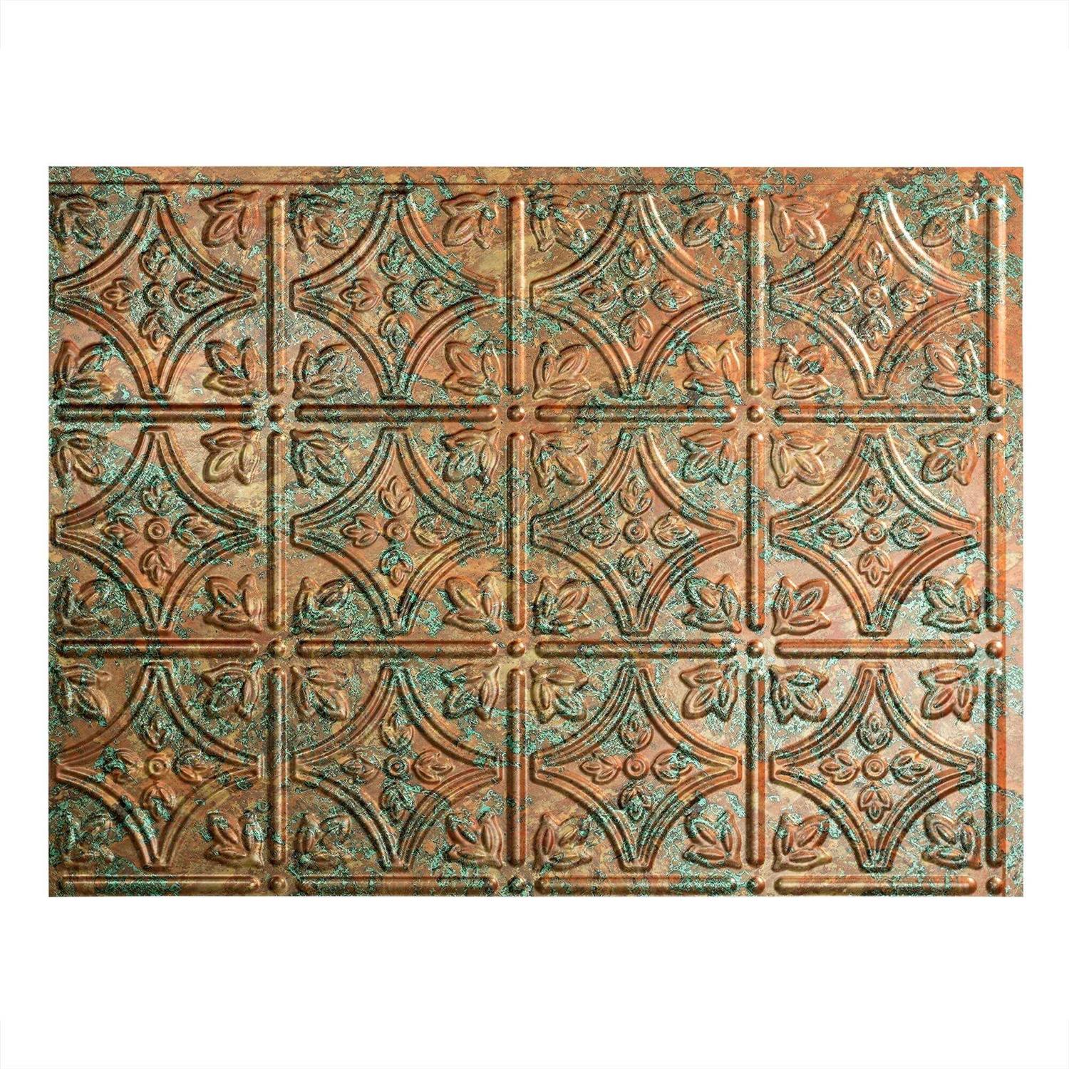 Fasade Traditional Style/Pattern 1 Decorative Vinyl 18in x 24in Backsplash Panel - Zenithce