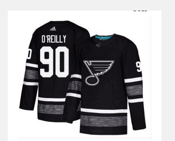 St. Louis Blues #90 Ryan O Reilly Black Stitched Jersey - Zenithce