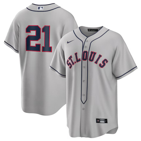 St. Louis Cardinals #21 Lars Nootbaar Gray 2024 Rickwood Classic Stitched Jersey - Zenithce