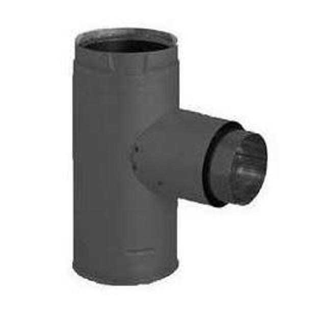 DuraVent PelletVent 3 inch Diameter Black Vent Pipe 3PVL-24B - Zenithce
