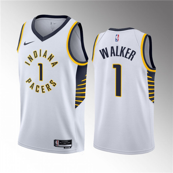 Indiana Pacers #1 Jarace Walker White 2023 Draft Association Edition Stitched Jersey - Zenithce