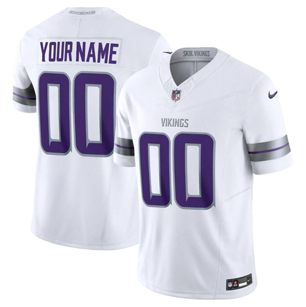Minnesota Vikings Custom White F.U.S.E. Winter Warrior Limited Stitched Jersey - Zenithce